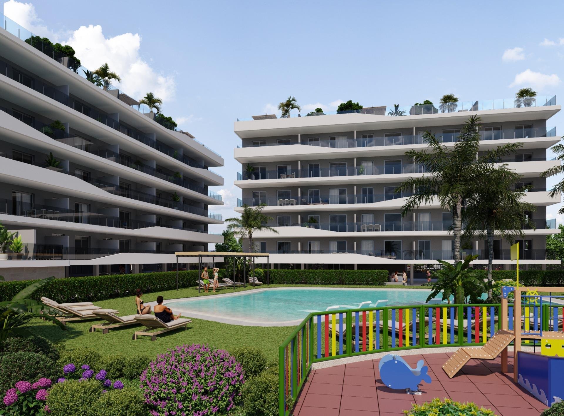 Apartment à Santa Pola, Alicante, Espagne 3 chambres, 80 m2 No. 96637