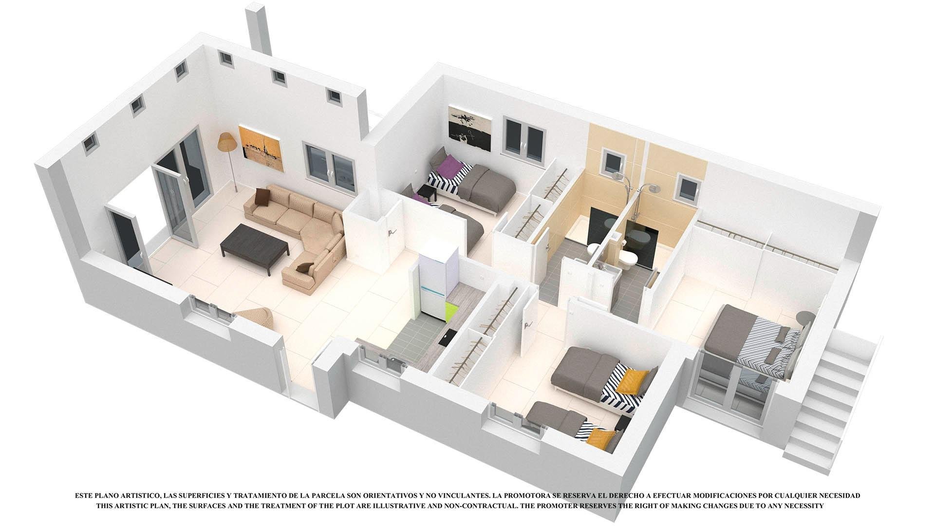 Villa Los Alcazares, Murcia, Spānijā 3 istabas, 108 m2 Nr. 103606