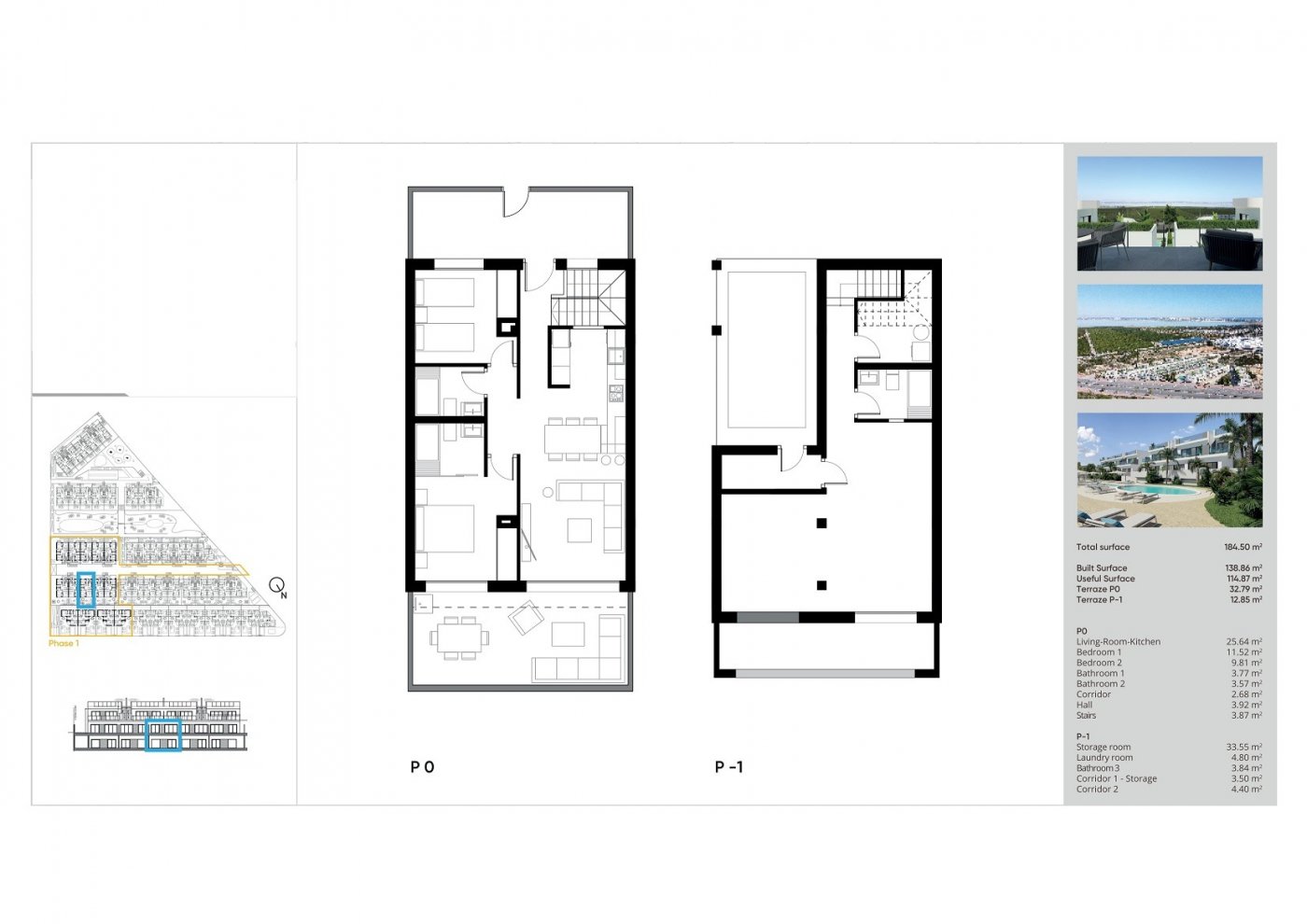 Bungalow in Torrevieja, Alicante, Spanien 2 Schlafzimmer, 75 m2 Nr. 75995