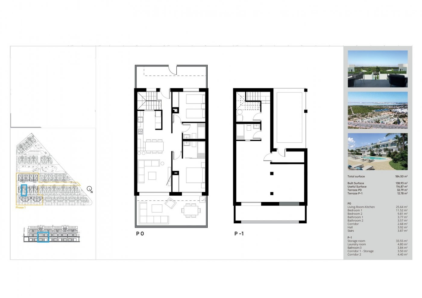 Bungalow in Torrevieja, Alicante, Spanien 2 Schlafzimmer, 75 m2 Nr. 75995
