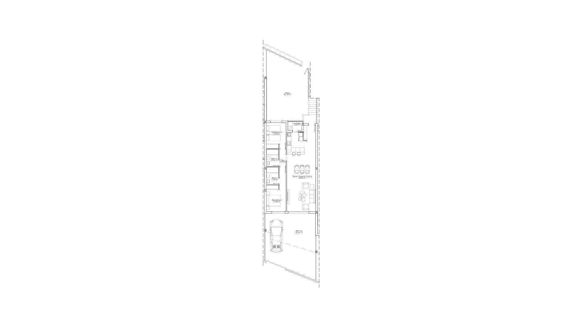 Bungalow en AIRES DEL MEDITERRANEO 4, Pilar de la Horadada, Alicante, España 2 dormitorios, 209.22 m2 No. 166768