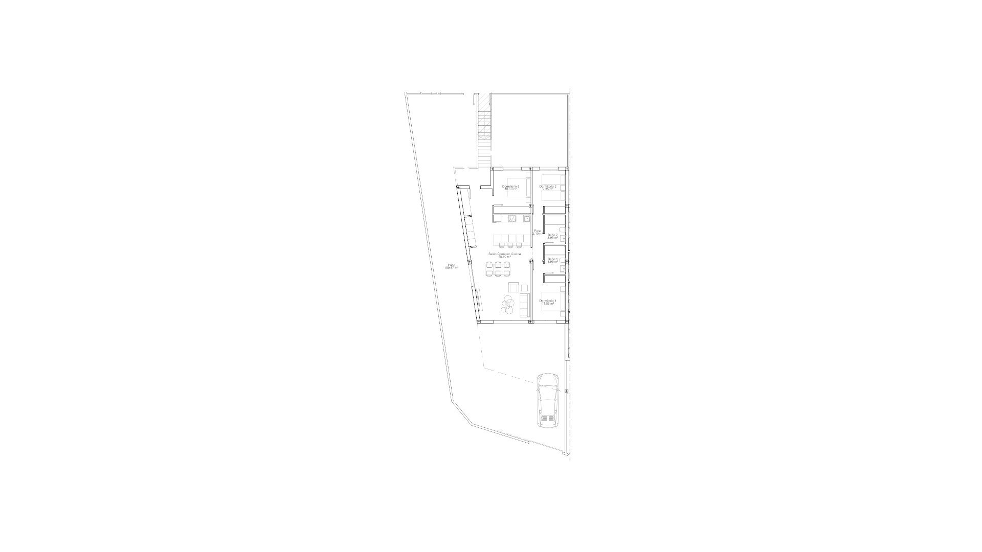Bungalow i AIRES DEL MEDITERRANEO 4, Pilar de la Horadada, Alicante, Spanien 3 sovrum, 316.77 kvm. Nr. 166770