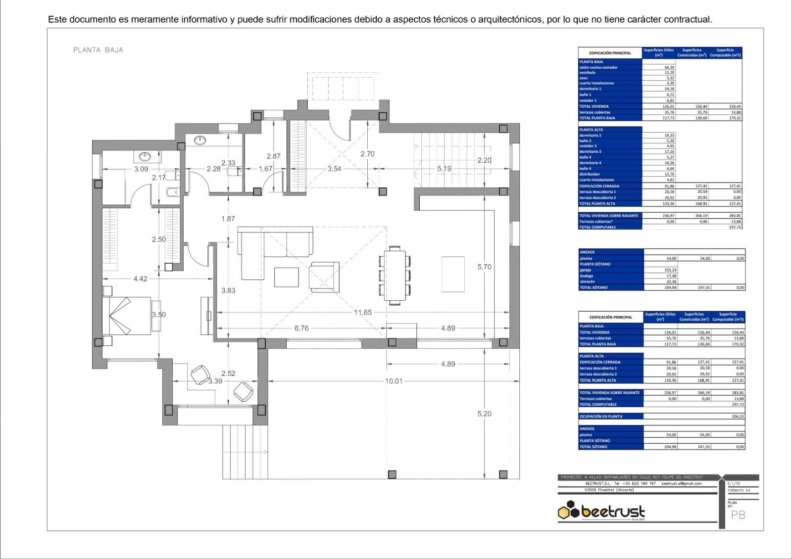 Māja Finestrat, Alicante, Spānijā 4 istabas, 550 m2 Nr. 165614