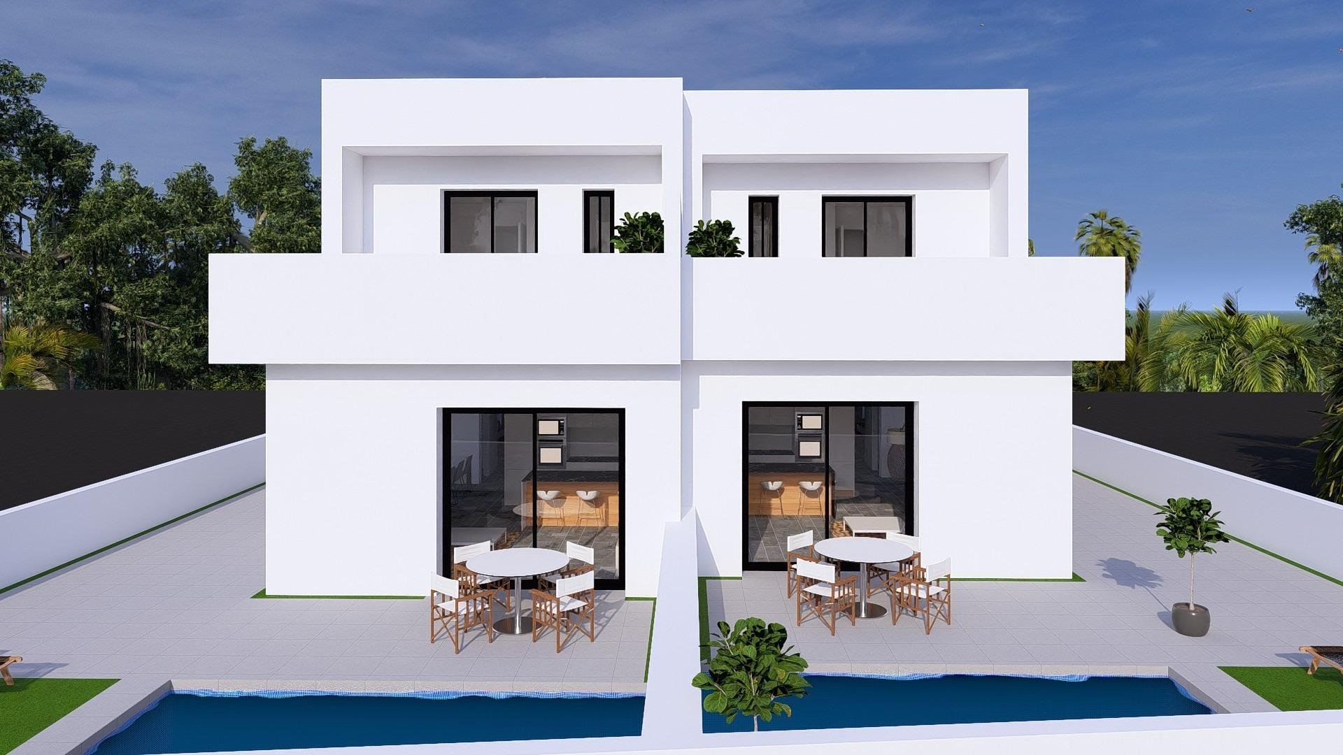 Villa a Daya Nueva, Alicante, Spagna 3 camere da letto, 130 mq. N° 196255