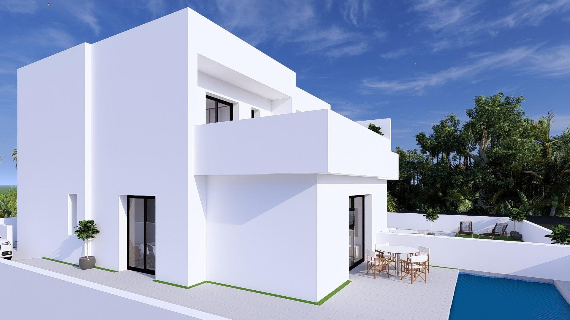 Villa a Daya Nueva, Alicante, Spagna 3 camere da letto, 130 mq. N° 196255