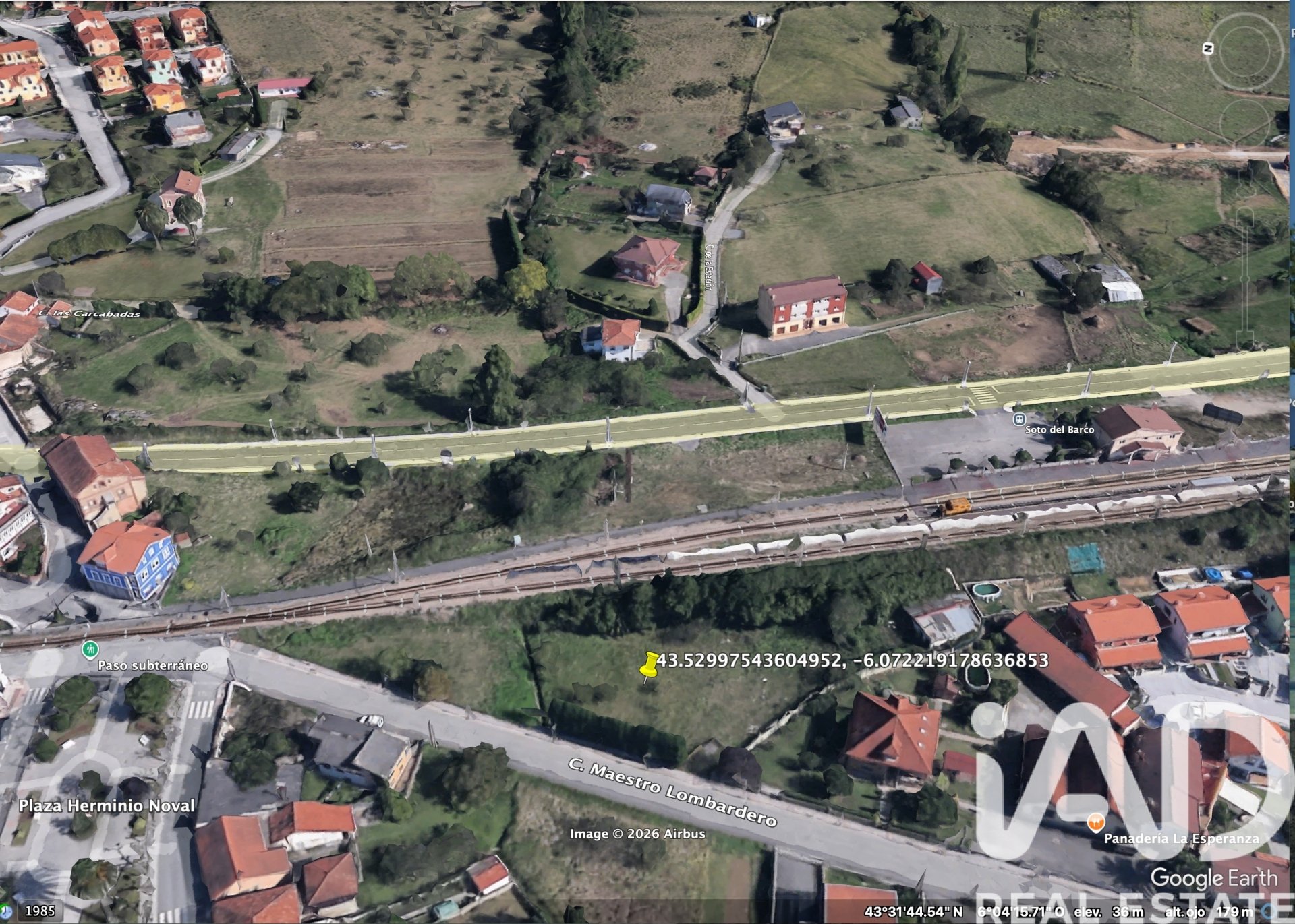 Zemes gabals Soto del Barco, Asturias, Spānijā 1882 m2 Nr. 187949