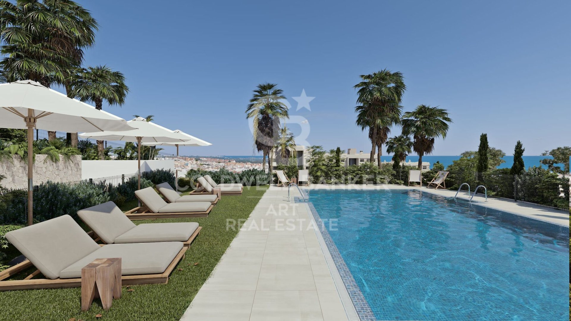Kattohuoneisto Estepona, Malaga, Espanja 2 makuuhuonetta, 124 m2 No. 158524