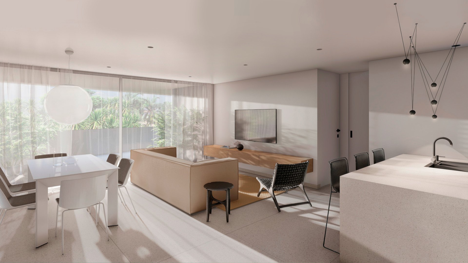 Пентхаус в SALISOL RESORT, Гуардамар-дель-Сегура, Аликанте, Испания 2 спальни, 102.22м2 №166056