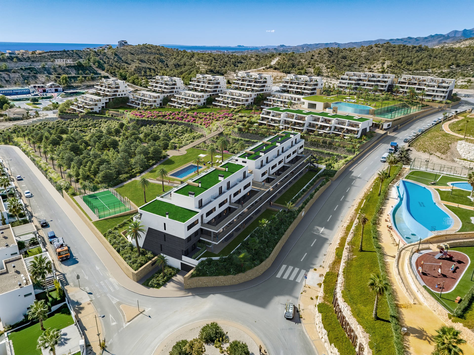 Apartament w Finestrat, Alicante, Hiszpania 2 sypialnie, 208 mkw. nr 182723