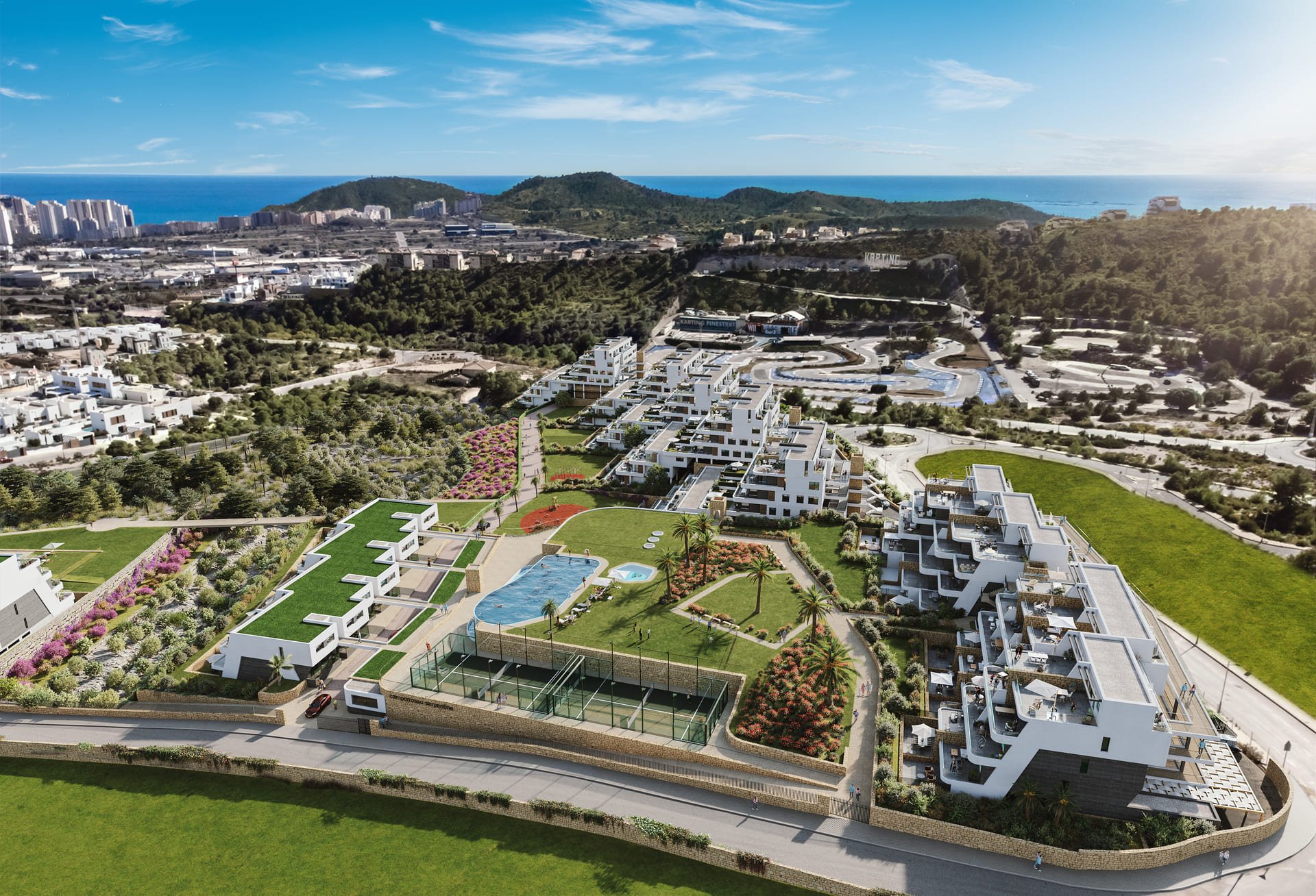 Apartament w Finestrat, Alicante, Hiszpania 2 sypialnie, 208 mkw. nr 182723
