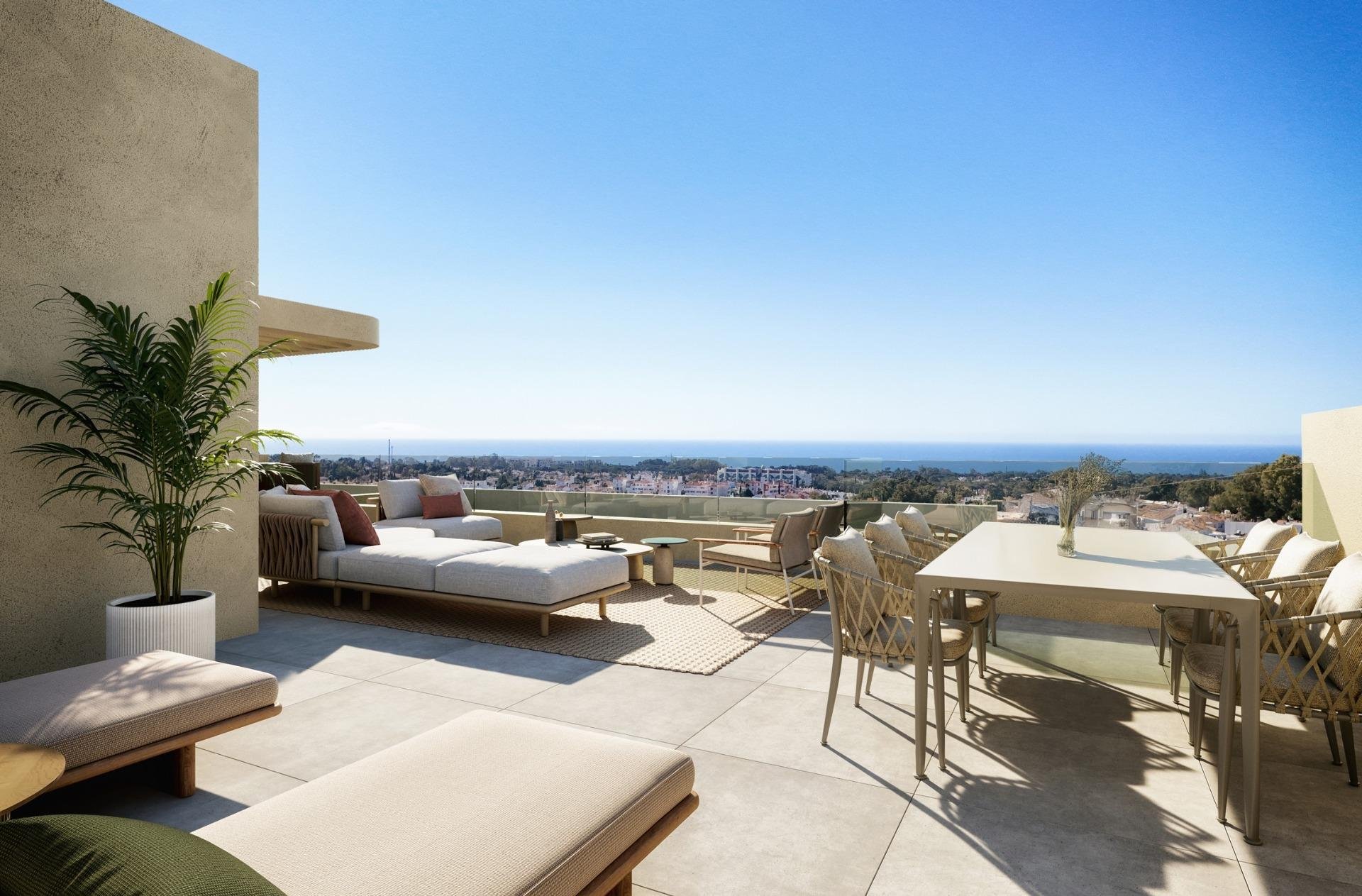 Kattohuoneisto Estepona, Malaga, Espanja 1 makuuhuone, 65 m2 No. 169792
