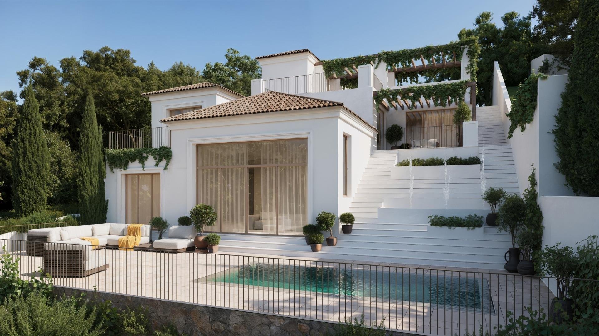 Villa i Marbella, Malaga, Spanien 4 sovrum, 639 kvm. Nr. 169796