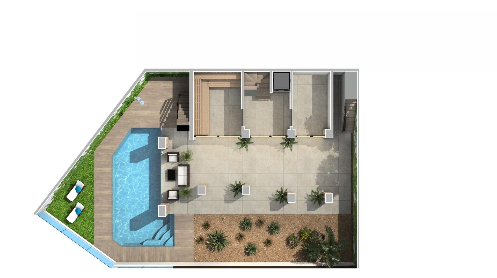 Huvila Rojales, Alicante, Espanja 3 makuuhuonetta, 124 m2 No. 75749