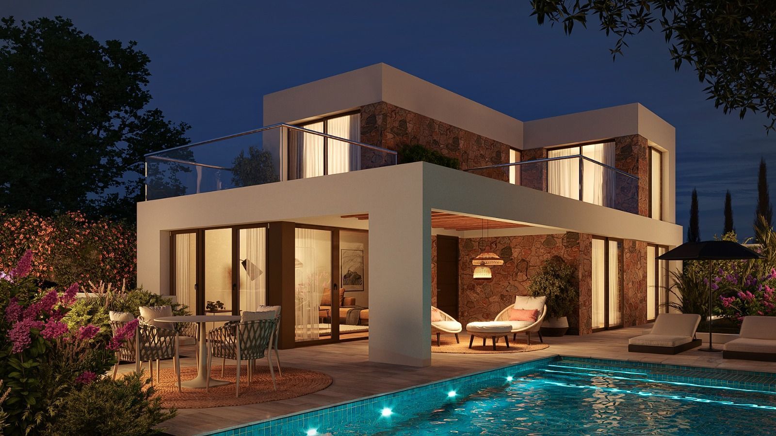 Talo Finestrat, Alicante, Espanja 5 makuuhuonetta, 277 m2 No. 187006