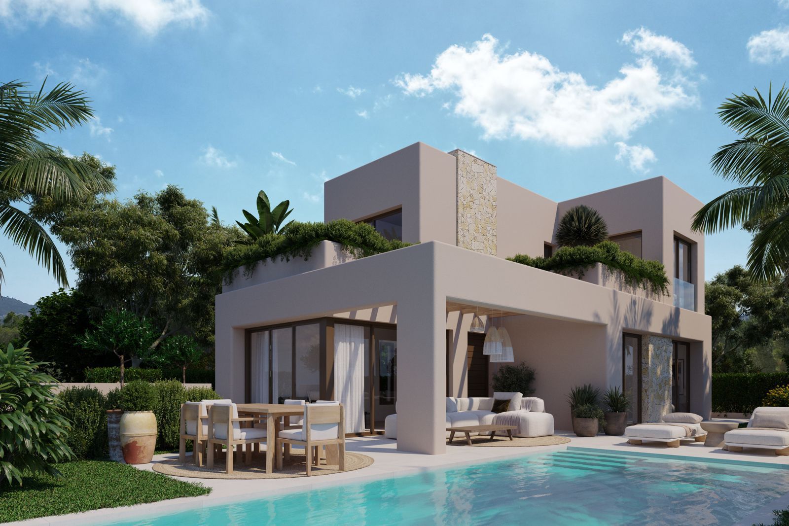 Talo Finestrat, Alicante, Espanja 5 makuuhuonetta, 277 m2 No. 187006