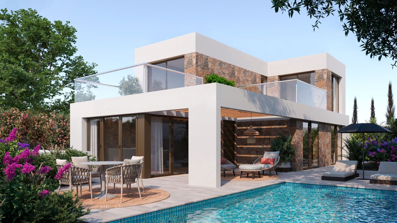 Talo Finestrat, Alicante, Espanja 5 makuuhuonetta, 277 m2 No. 187006