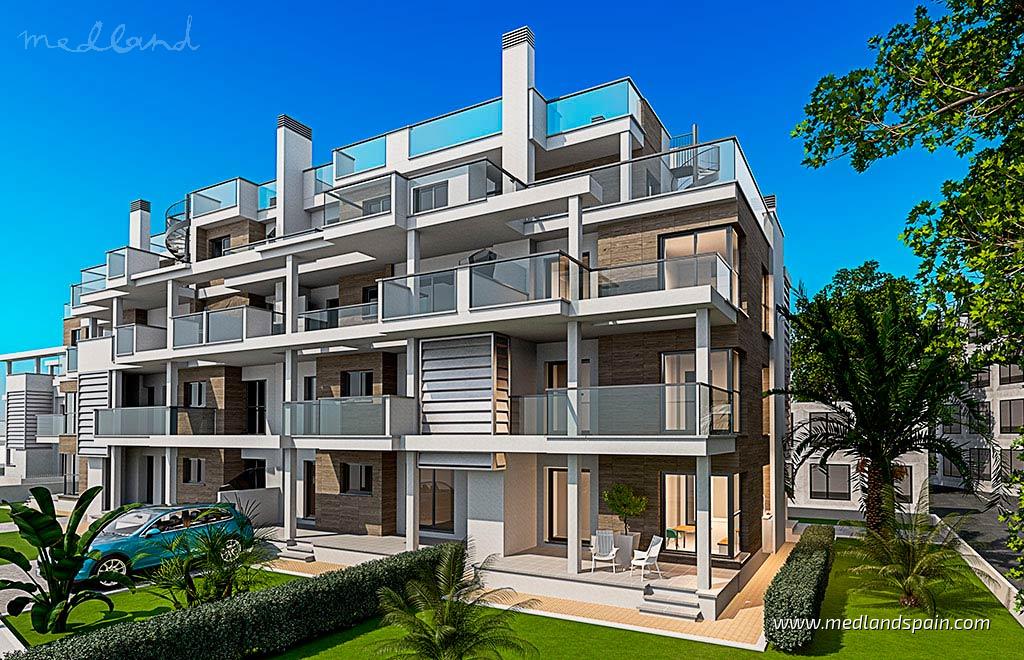 Apartamento en Dénia, Alicante, España 3 dormitorios, 82 m2 No. 119614