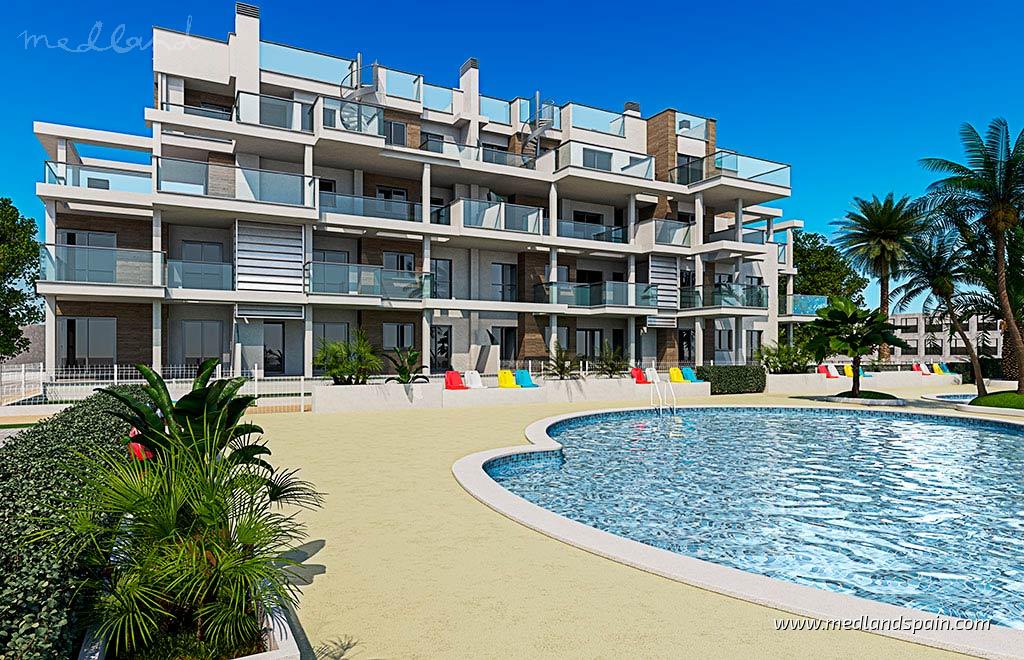 Apartamento en Dénia, Alicante, España 3 dormitorios, 82 m2 No. 119614