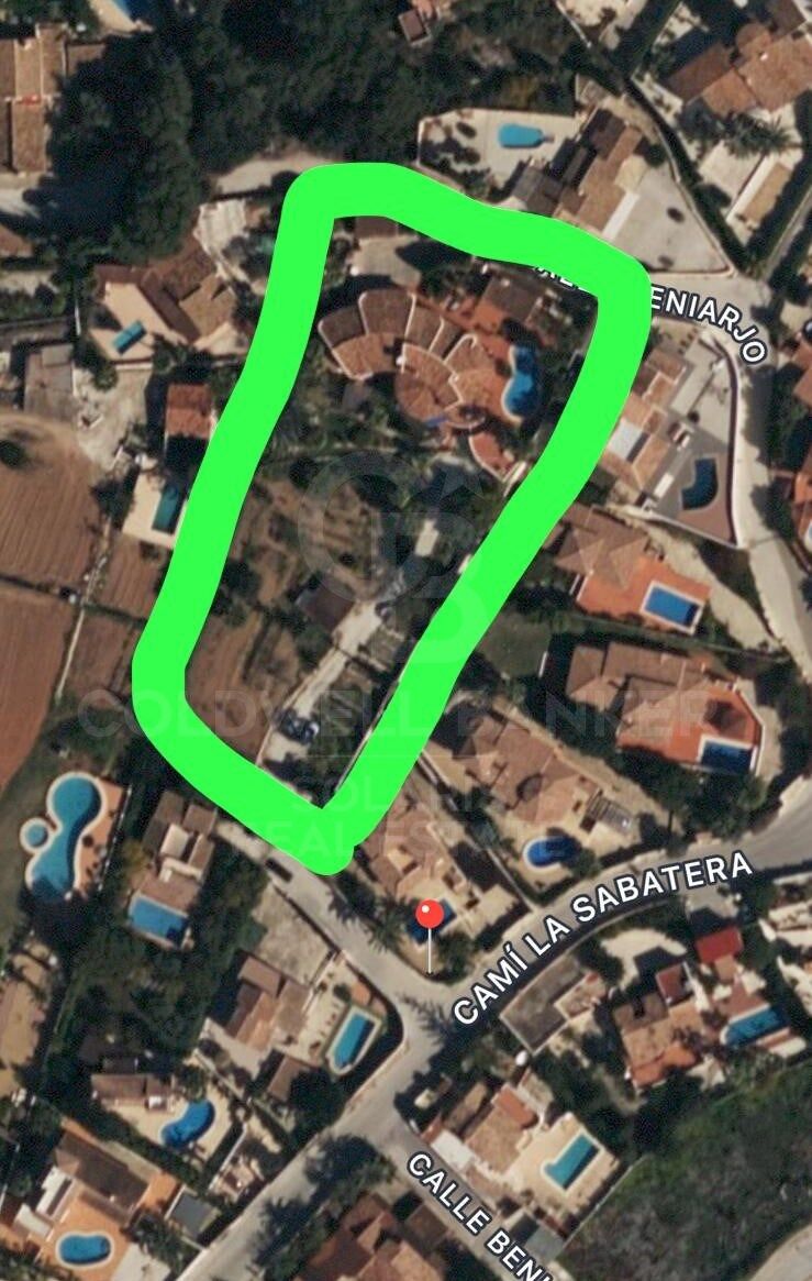 Land plot in Moraira, Alicante, Spain 4035 sq.m. No. 160255