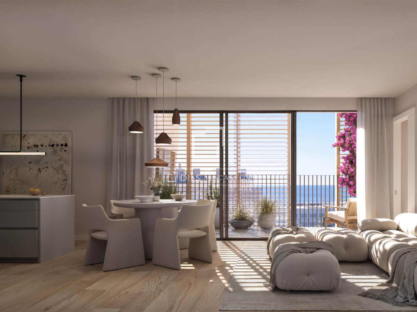 Kattohuoneisto Barcelona, Espanja 2 makuuhuonetta, 124 m2 No. 150755
