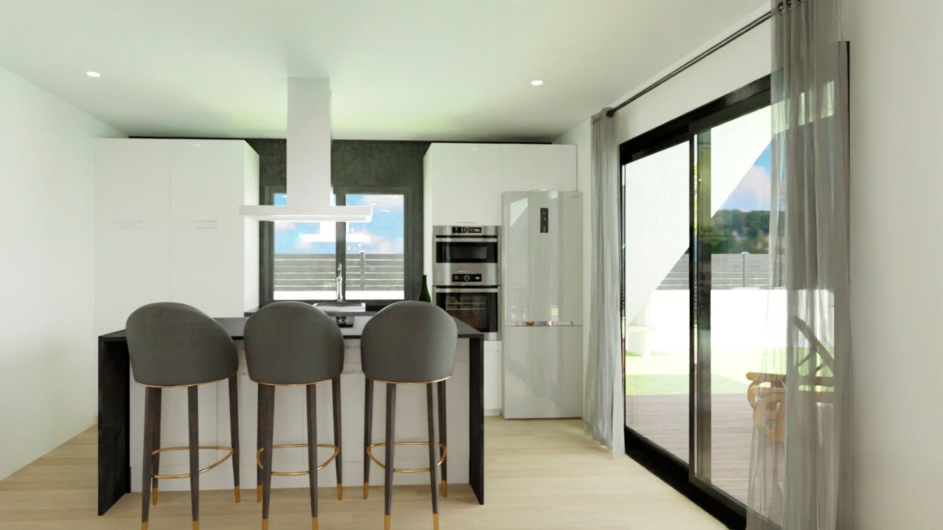 Huvila Hondon De Las Nieves, Alicante, Espanja 3 makuuhuonetta, 108 m2 No. 163418