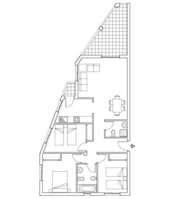 Apartament w Dehesa De Campoamor, Alicante, Hiszpania 110 mkw. nr 190775
