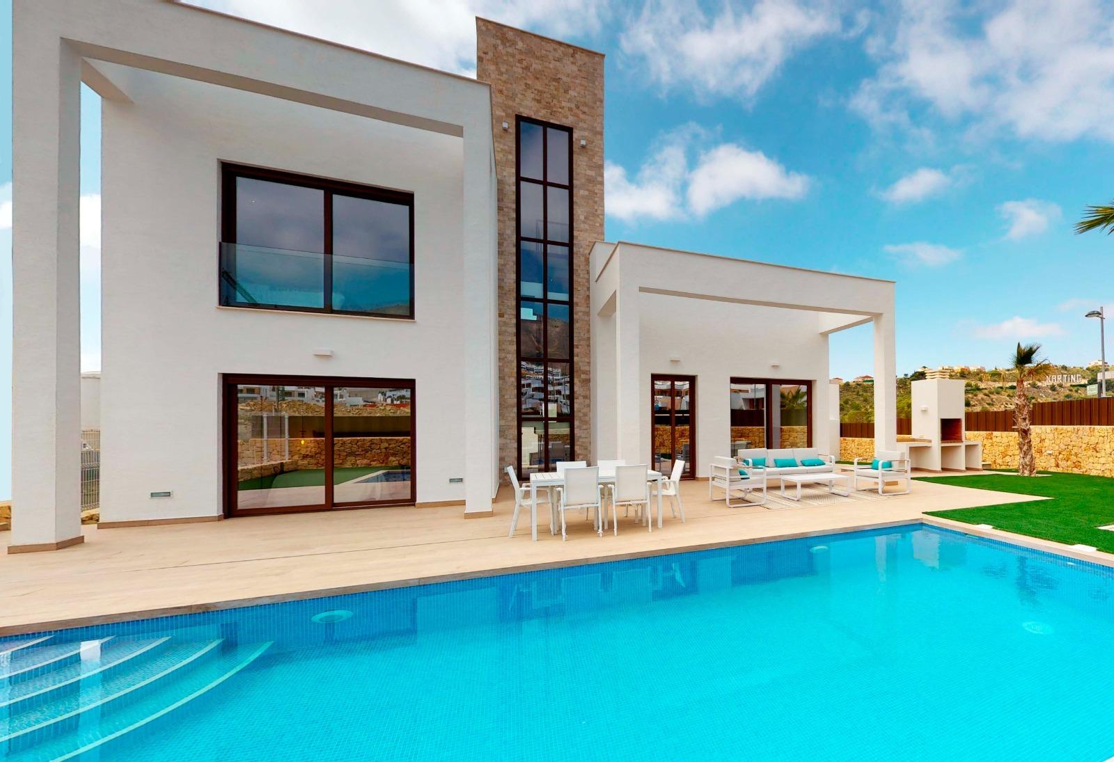 Huvila Finestrat, Alicante, Espanja 4 makuuhuonetta, 224 m2 No. 193898