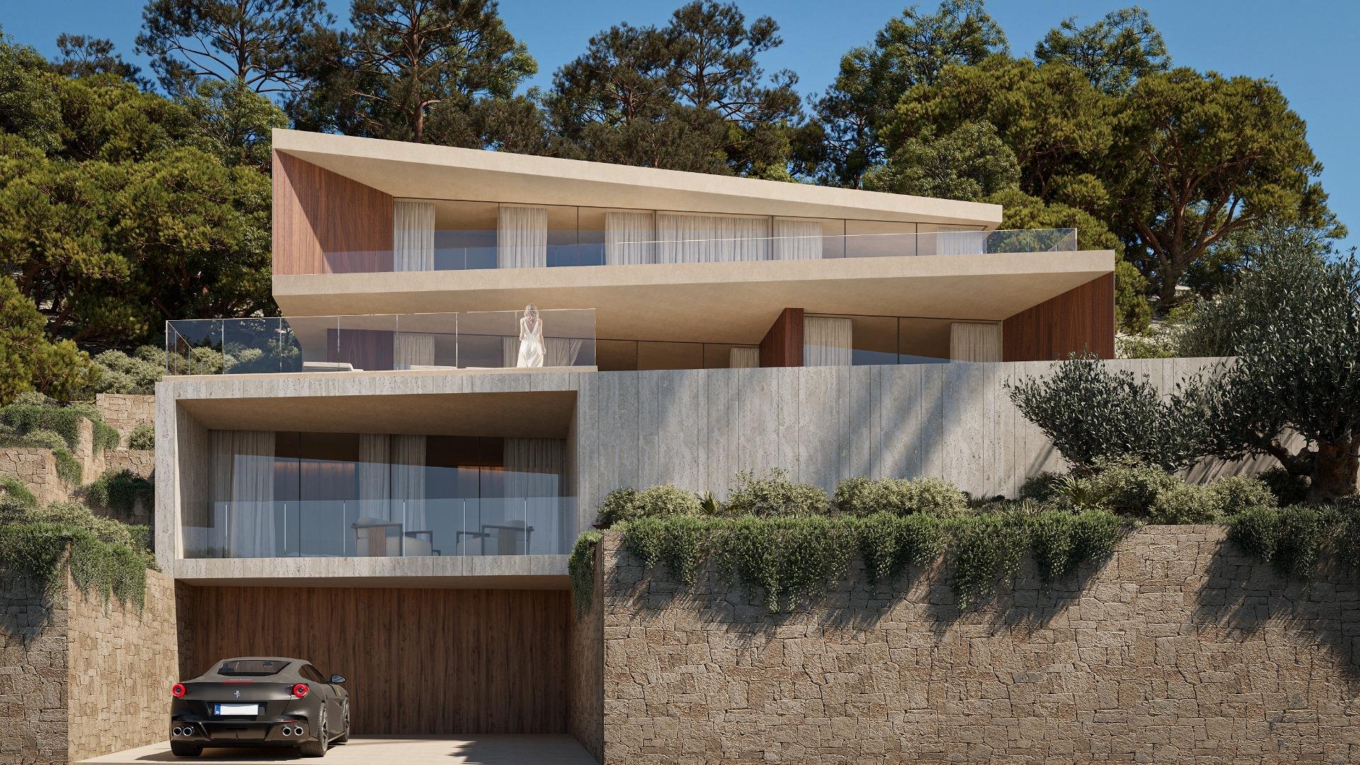 Huvila Benissa, Alicante, Espanja 4 makuuhuonetta, 746 m2 No. 167651