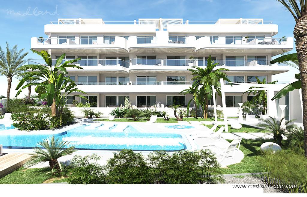 Apartamento en Cabo Roig, Alicante, España 2 dormitorios, 77 m2 No. 155279