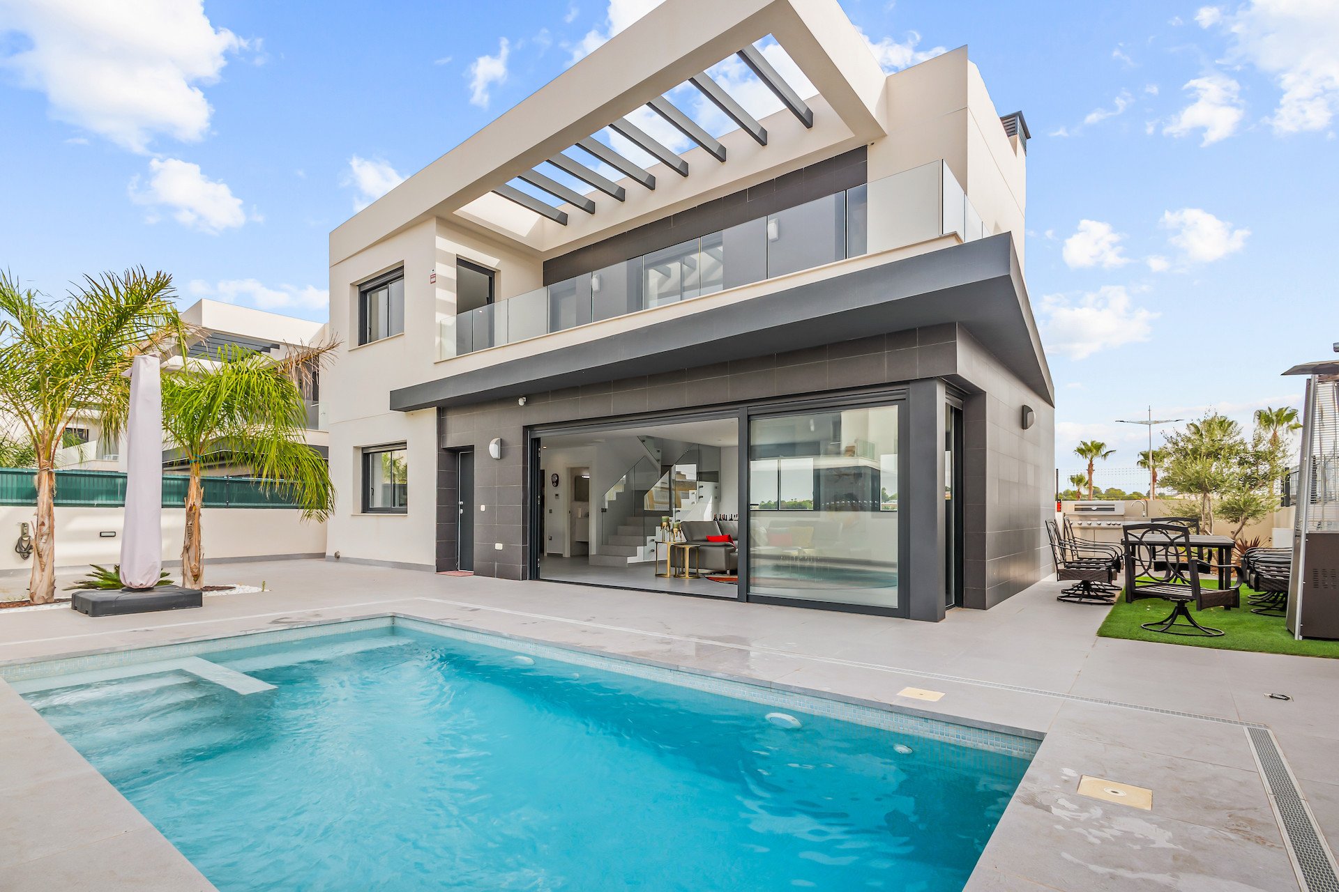 Huvila Algorfa, Alicante, Espanja 4 makuuhuonetta, 124 m2 No. 195467