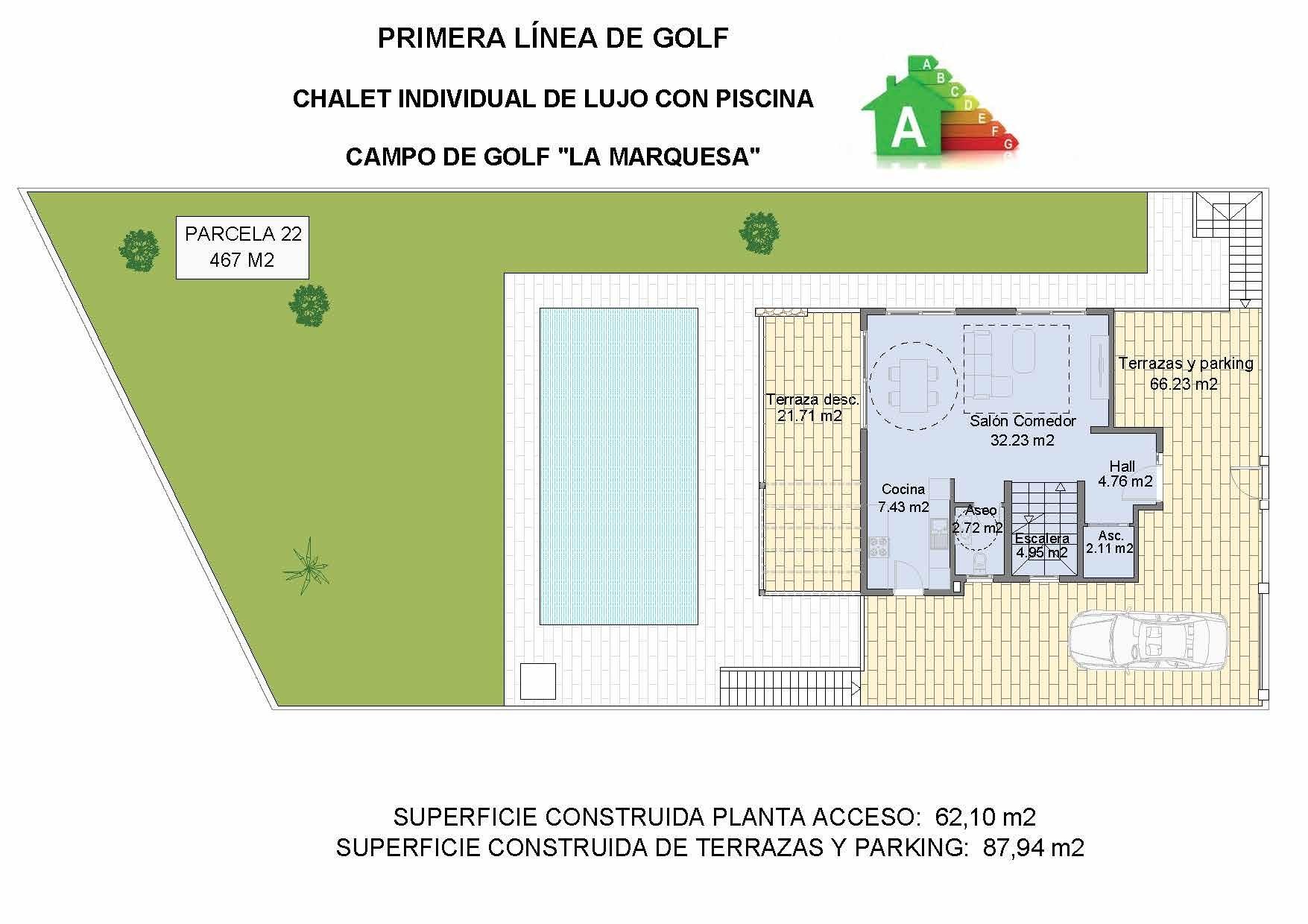 Villa i Ciudad Quesada, Alicante, Spanien 4 sovrum, 260 kvm. Nr. 195446