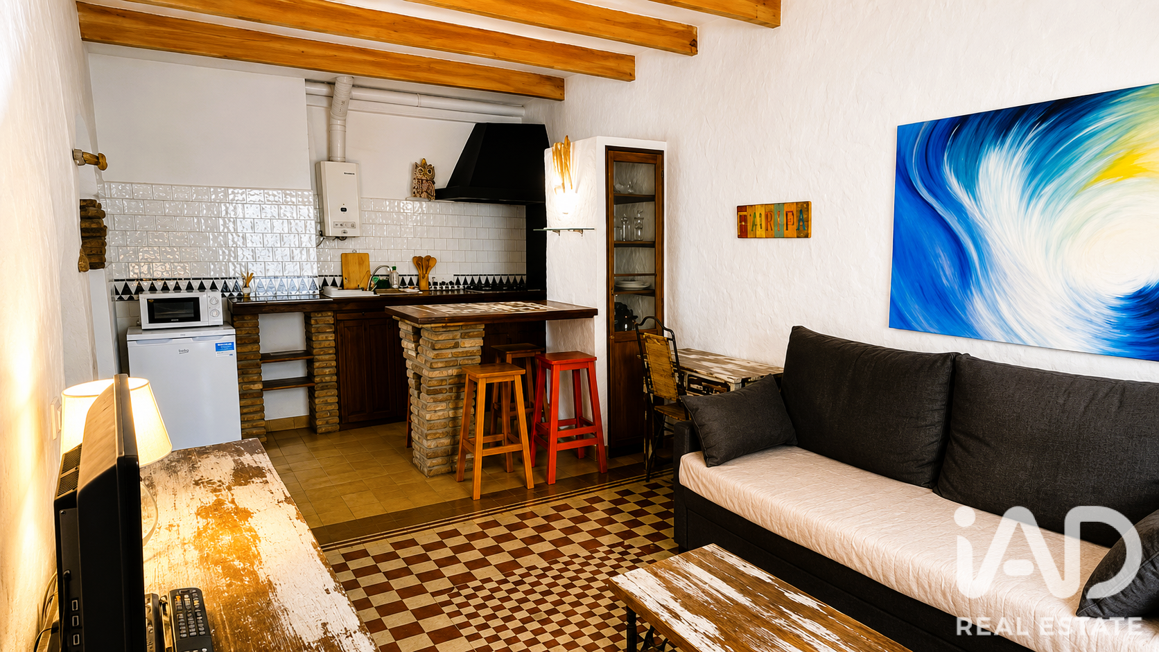 Huoneisto Tarifa, Cadiz, Espanja 1 makuuhuone, 46 m2 No. 195847