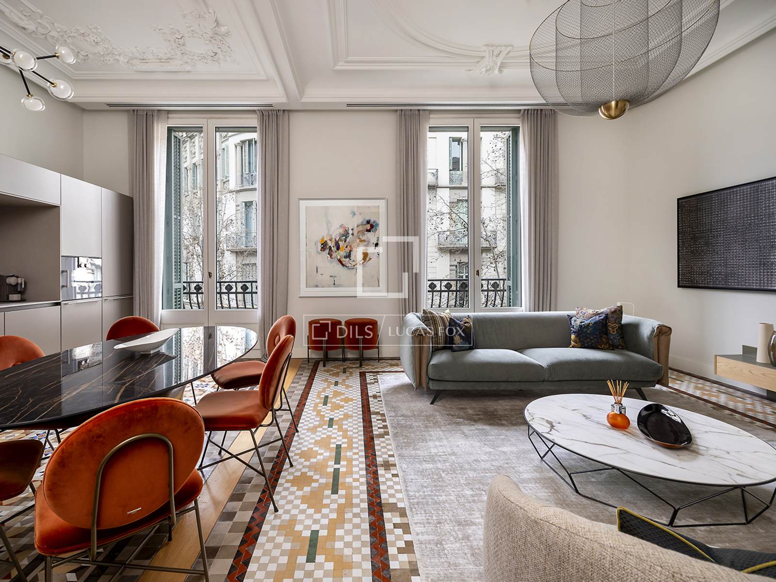Apartment in Barcelona, Spain 3 bedrooms, 170 sq.m. No. 192813
