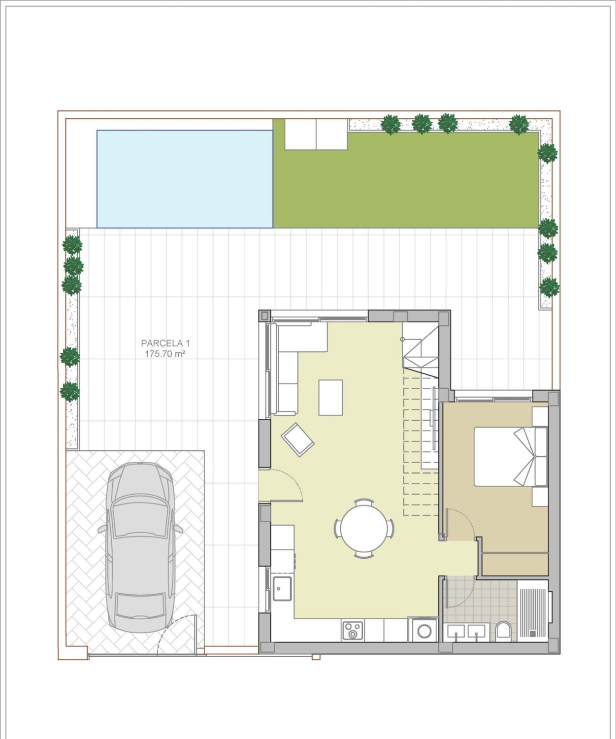 Villa en Vistabella, Alicante, España 3 dormitorios, 100 m2 No. 180791