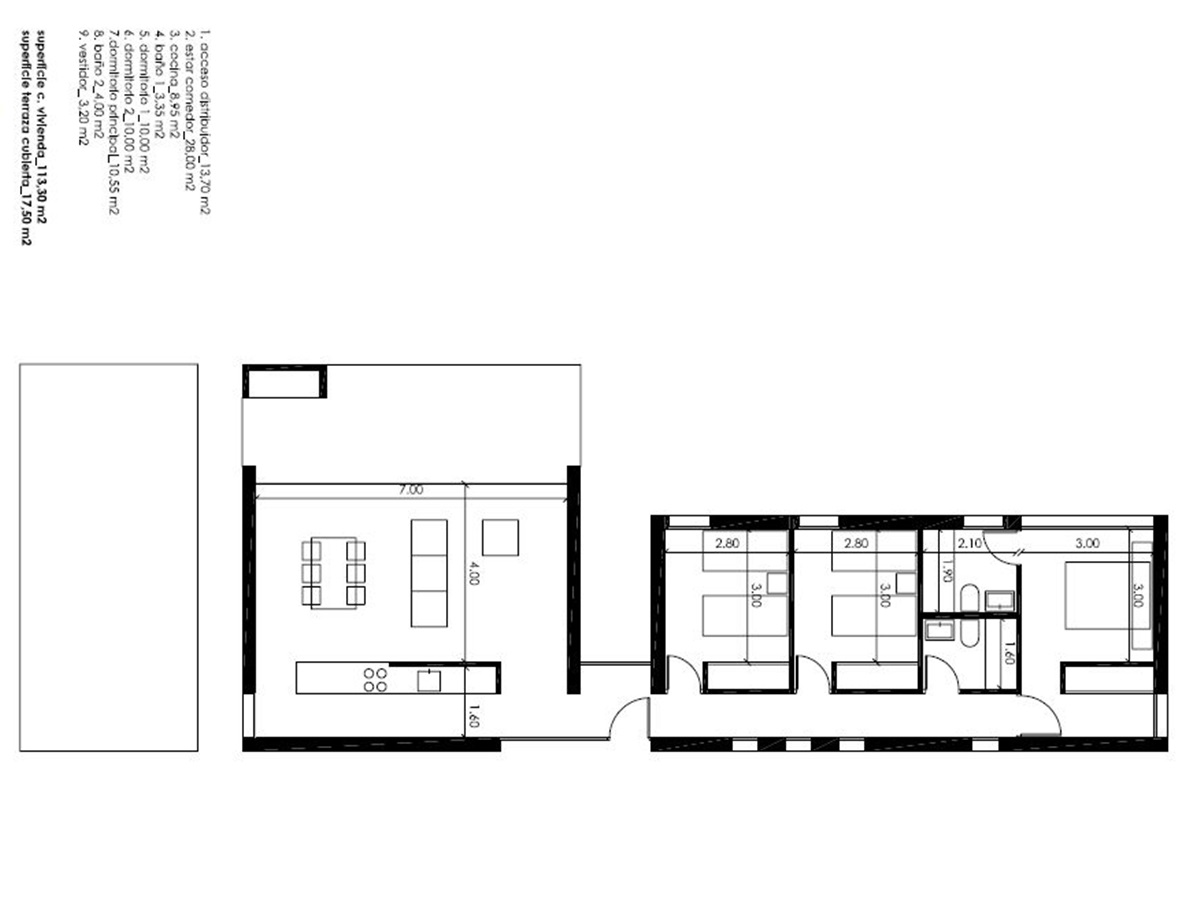 Villa i Pedreguer, Alicante, Spanien 3 sovrum, 625 kvm. Nr. 80372