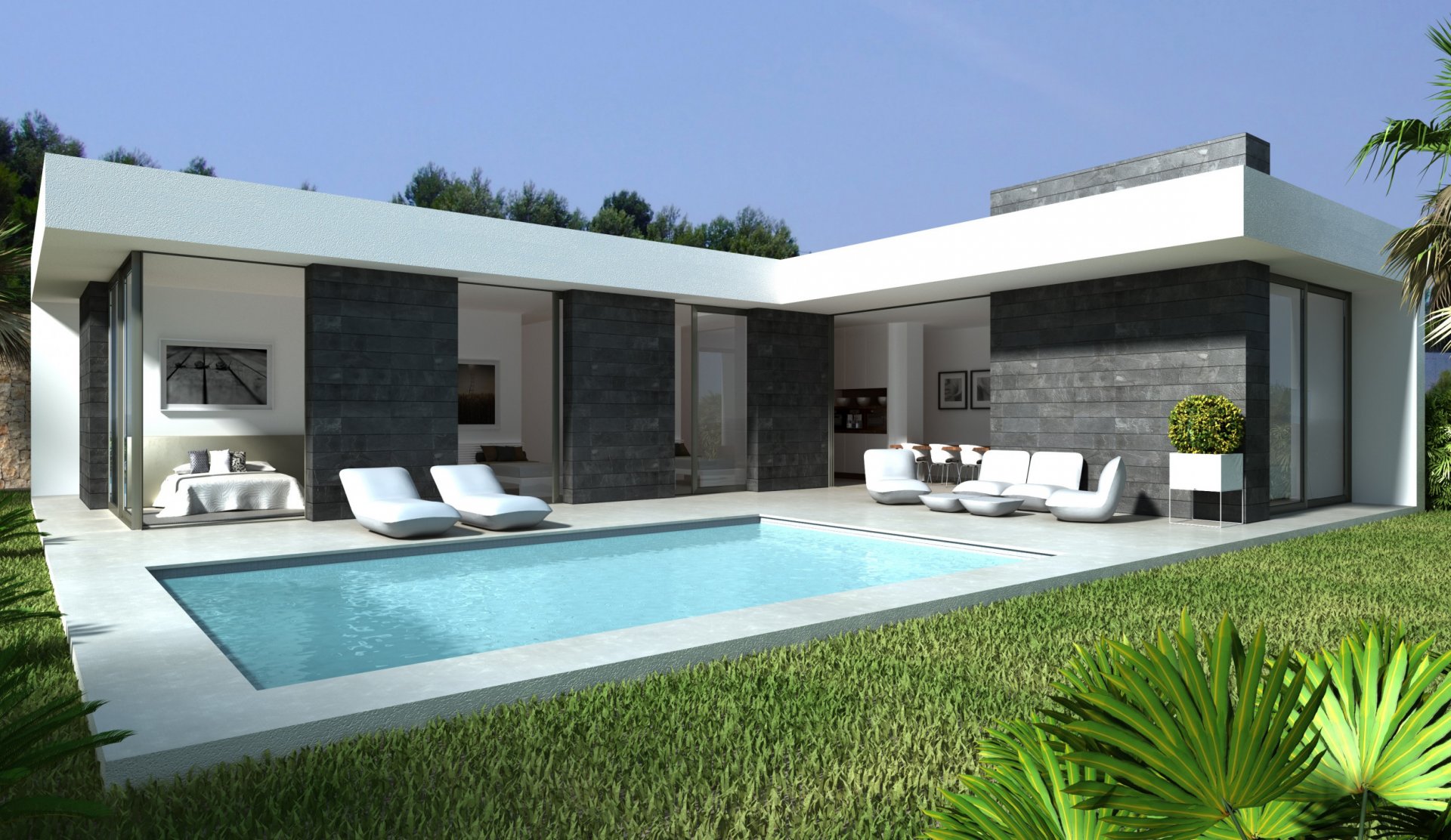 Villa i Pedreguer, Alicante, Spanien 3 sovrum, 625 kvm. Nr. 80372
