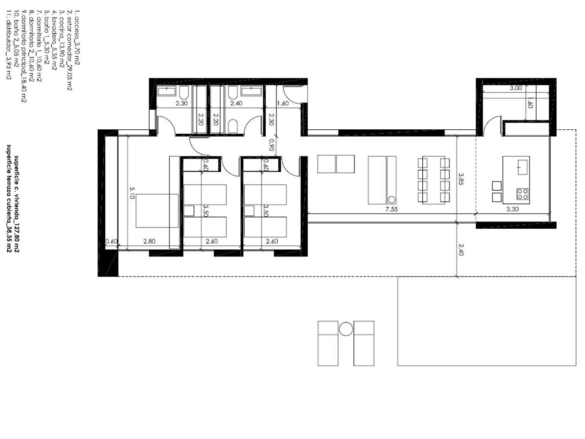 Villa in Pedreguer, Alicante, Spain 3 bedrooms,  No. 80373