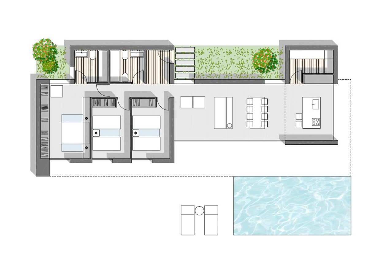 Villa in Pedreguer, Alicante, Spain 3 bedrooms,  No. 80373