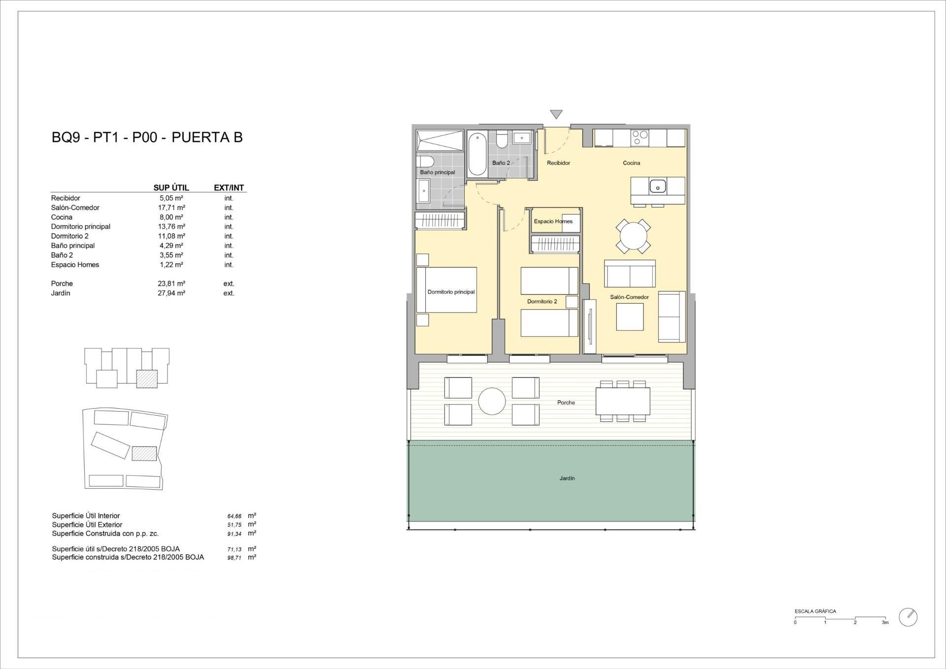 Dzīvoklis Estepona, Malaga, Spānijā 2 istabas, 98 m2 Nr. 169262