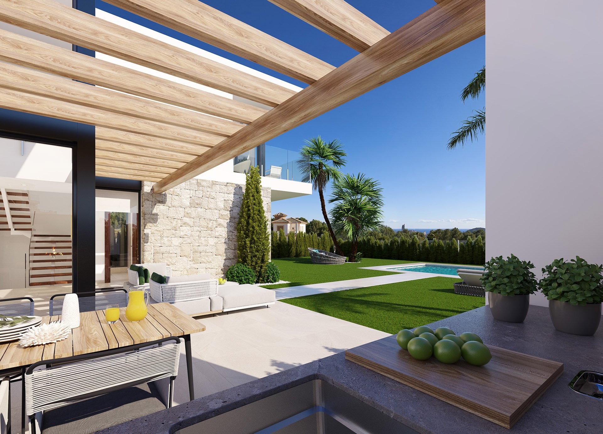 Villa à Finestrat, Alicante, Espagne 3 chambres, 154 m2 No. 188740