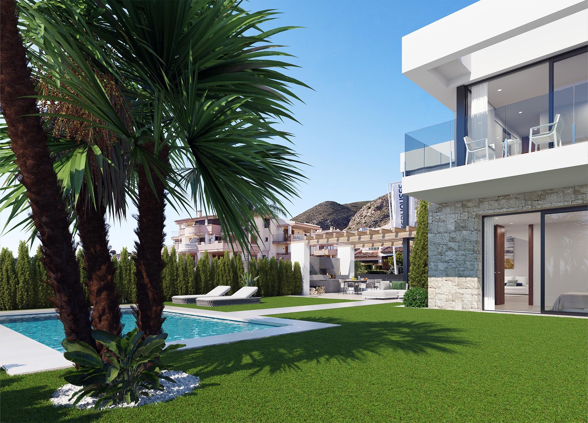 Villa à Finestrat, Alicante, Espagne 3 chambres, 154 m2 No. 188740