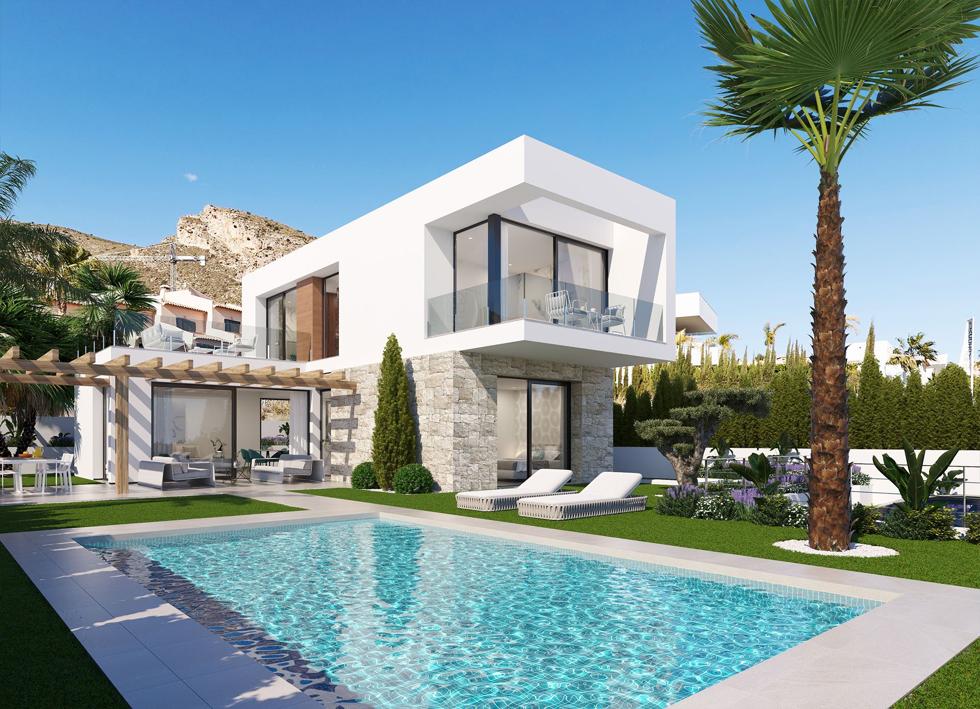 Villa à Finestrat, Alicante, Espagne 3 chambres, 154 m2 No. 188740