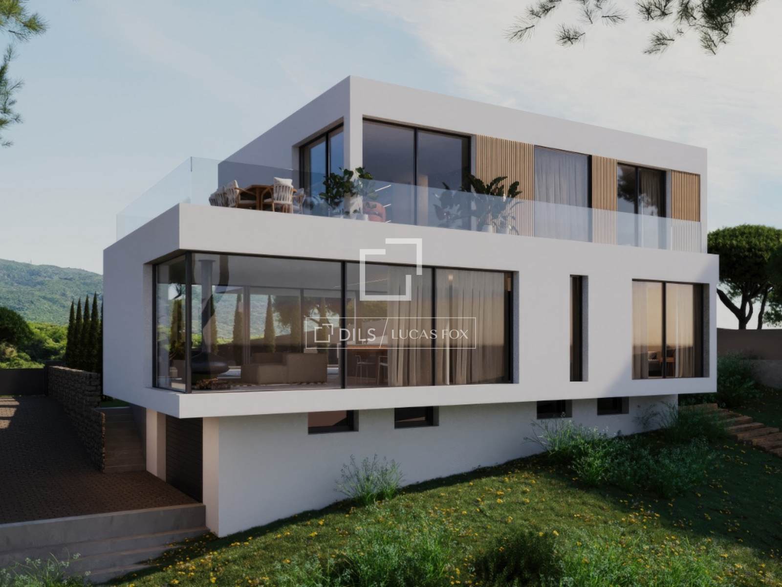 Villa i Sant Andreu de Llavaneres, Barcelona, Spanien 4 sovrum, 338 kvm. Nr. 150587