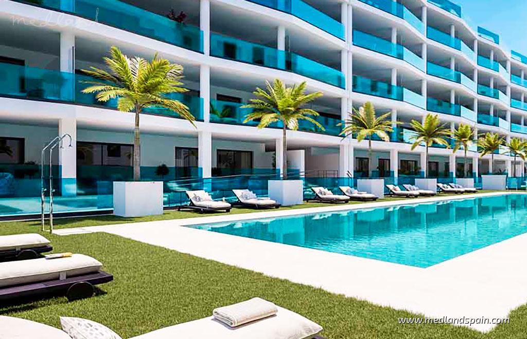 Huoneisto Mijas Costa, Malaga, Espanja 3 makuuhuonetta, 129 m2 No. 55887