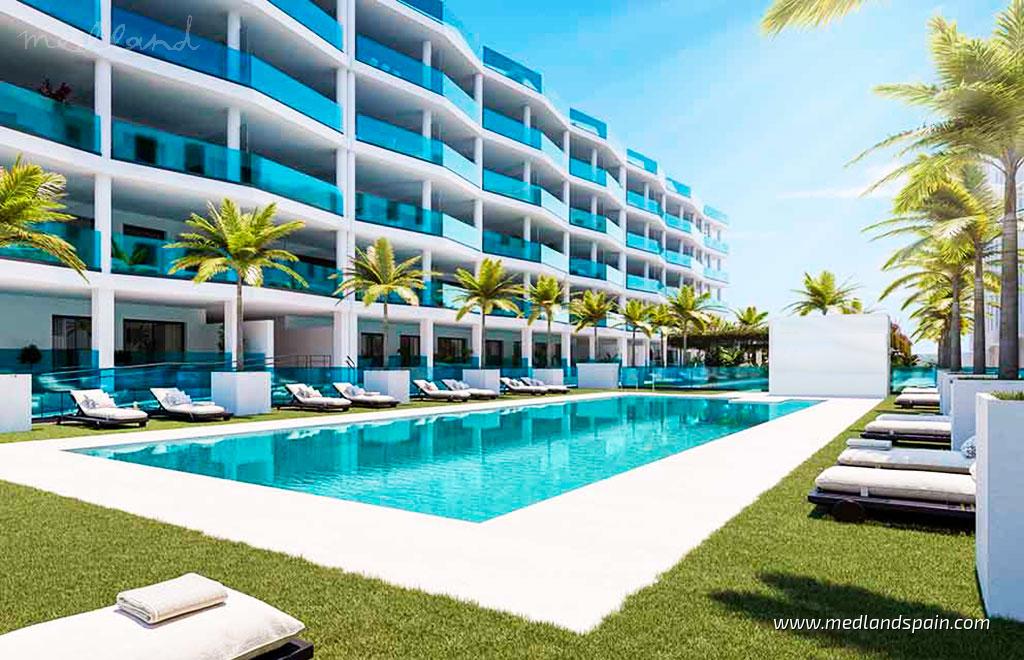 Huoneisto Mijas Costa, Malaga, Espanja 3 makuuhuonetta, 129 m2 No. 55887