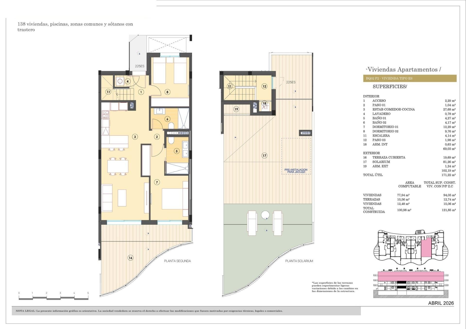 Apartment in Benidorm, Alicante, Spain 2 bedrooms, 100 sq.m. No. 180317