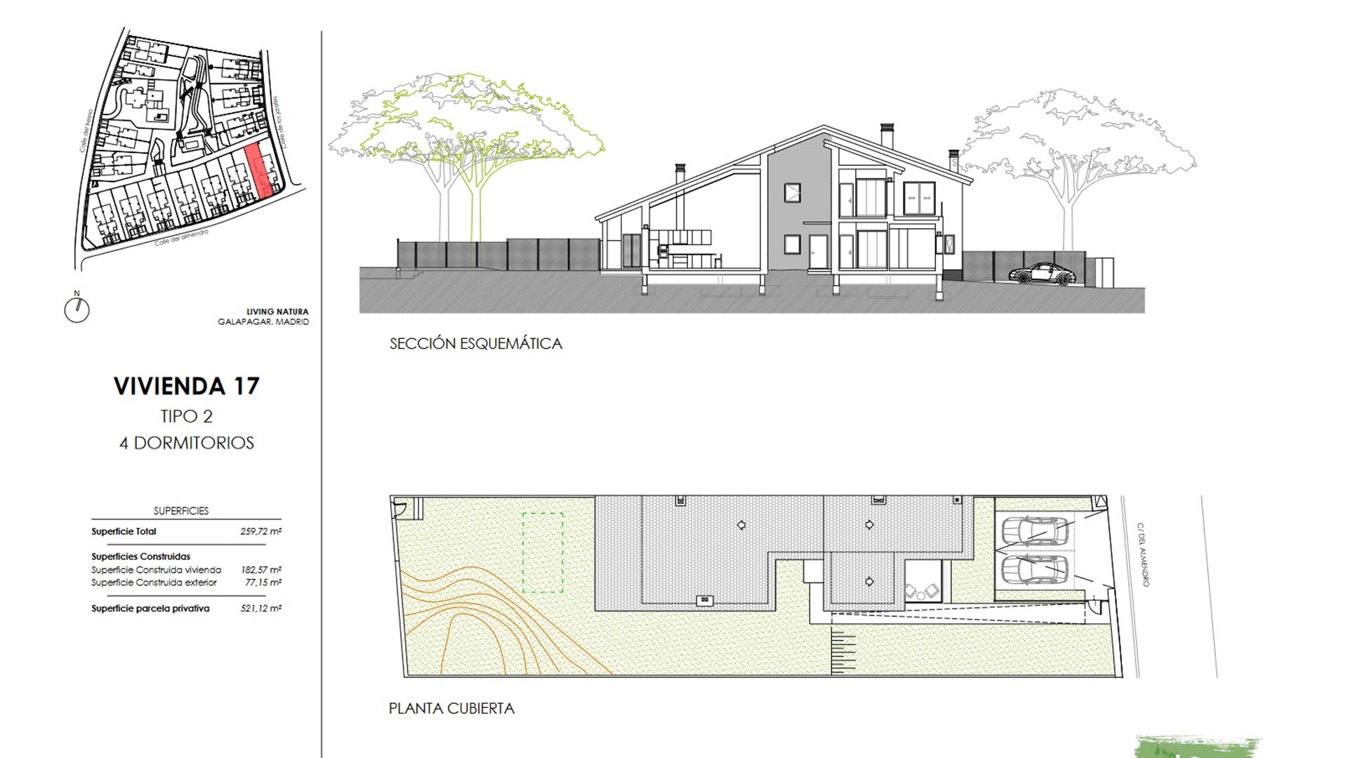 Villa in Living Natura, Colmenarejo, Madrid, Spanien 4 Schlafzimmer, 133.36 m2 Nr. 73831