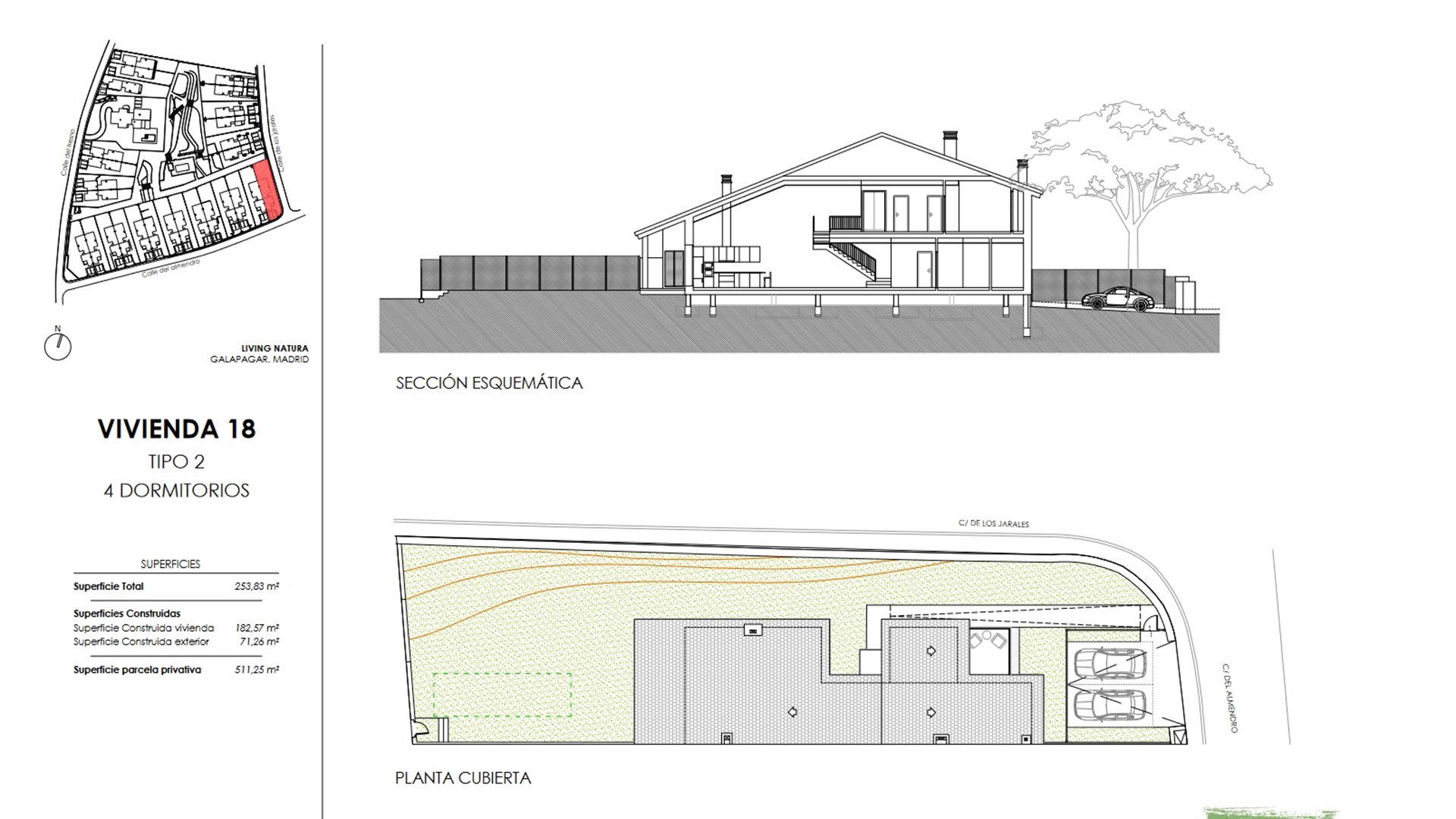 Willa w Living Natura, Colmenarejo, Madrid, Hiszpania 4 sypialnie, 133.36 mkw. nr 73832