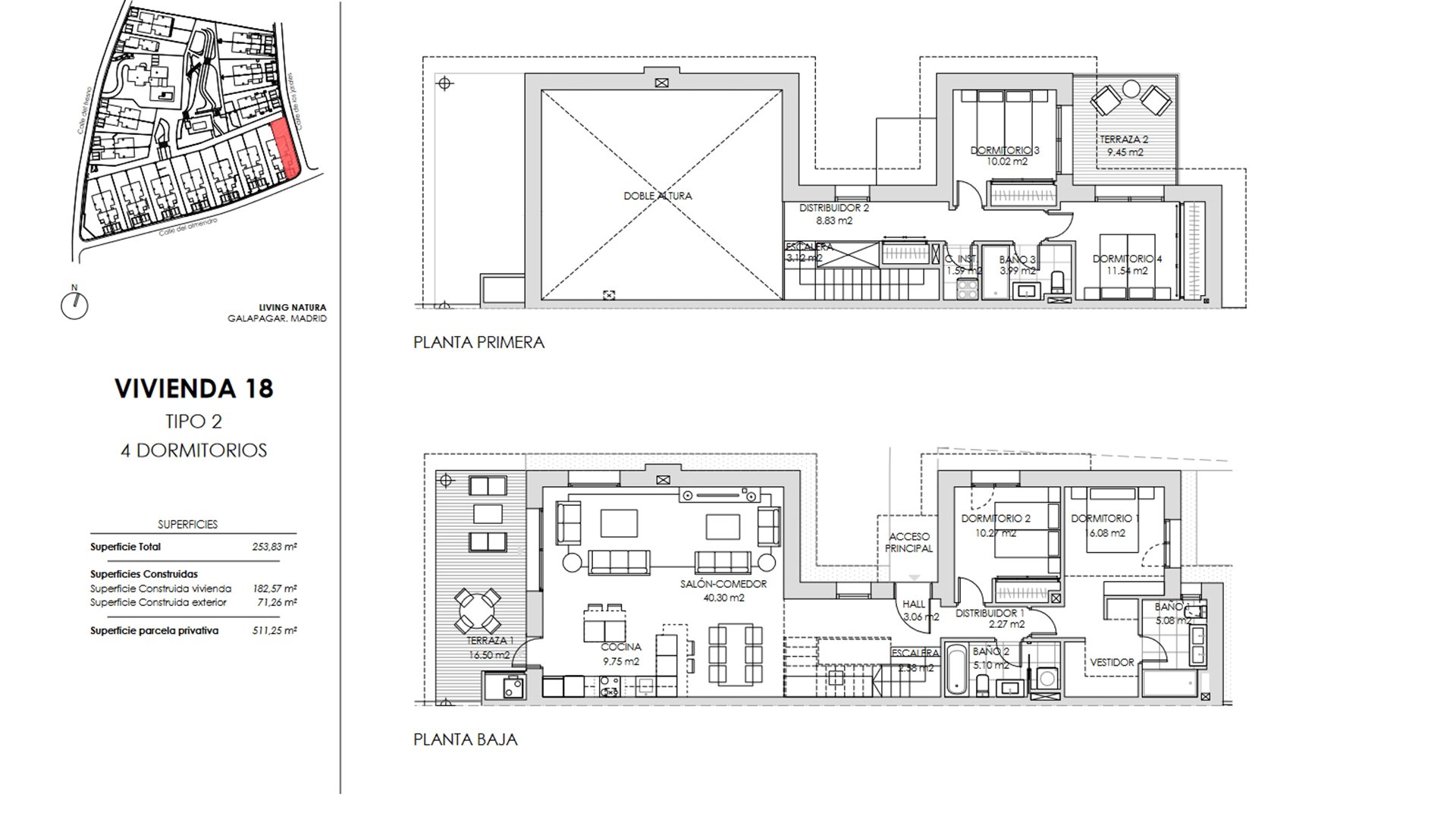 Willa w Living Natura, Colmenarejo, Madrid, Hiszpania 4 sypialnie, 133.36 mkw. nr 73832
