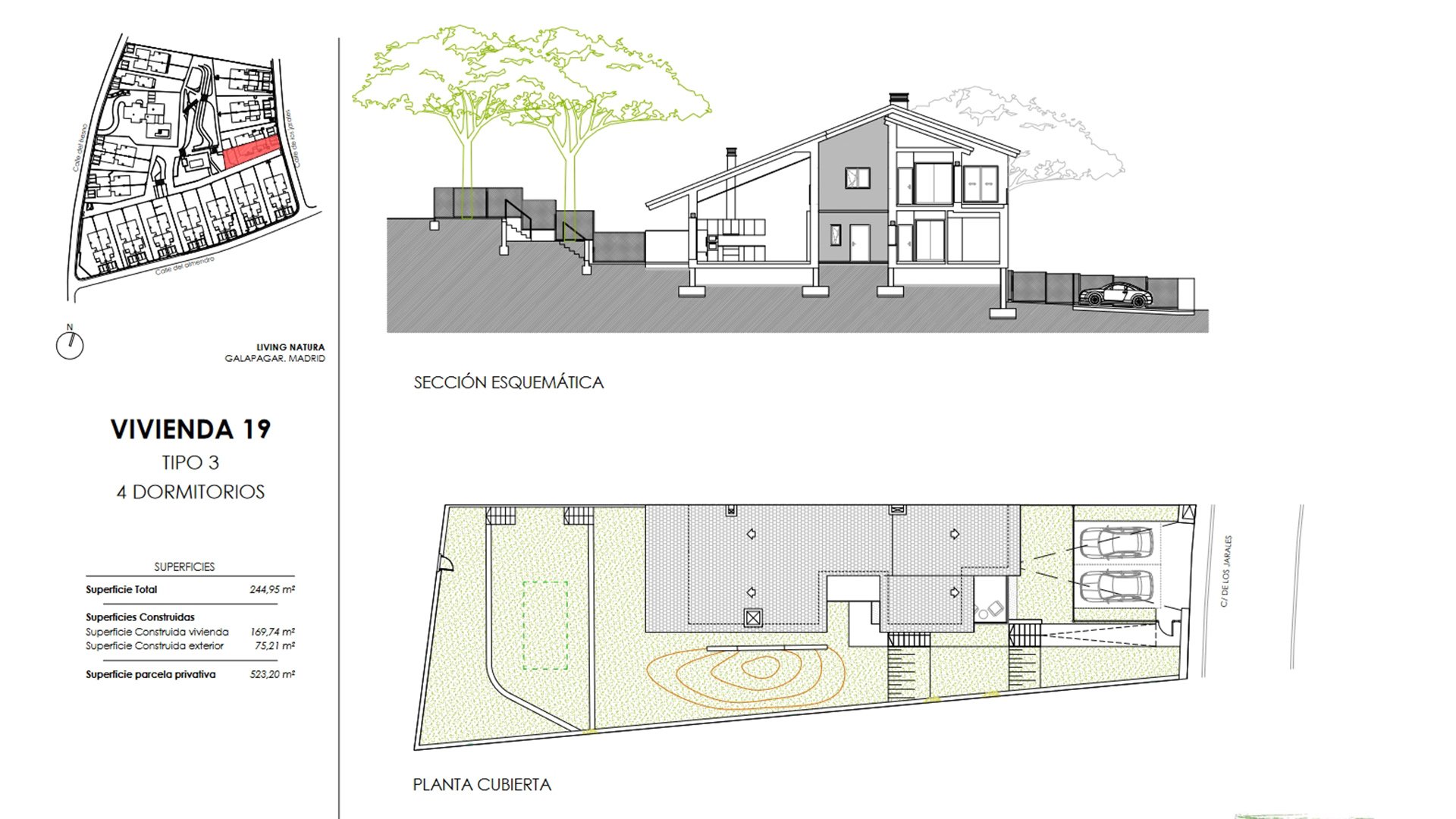 Villa Living Natura, Colmenarejo, Madrid, Spānijā 4 istabas, 124.7 m2 Nr. 73833